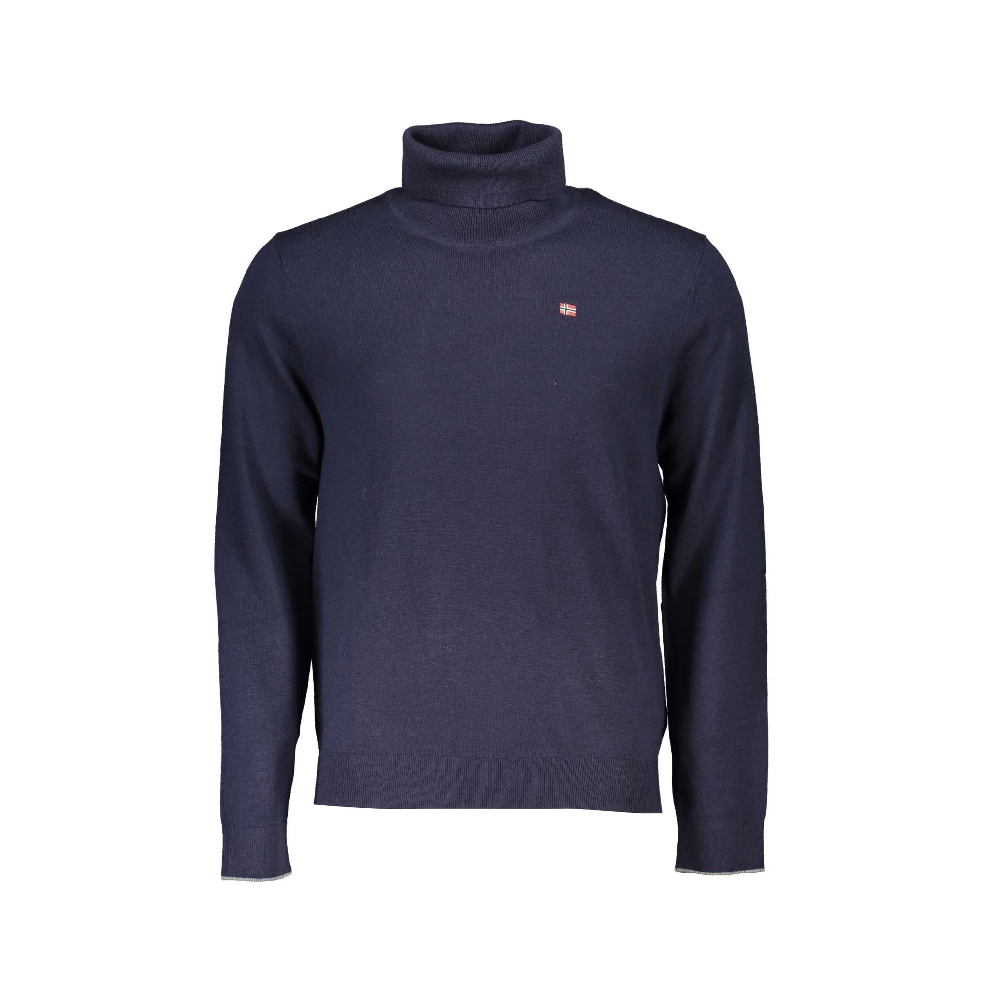 Napapijri Maglione Uomo Blu Ricamo Maglie - foto prodotto